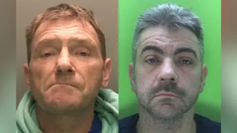 Nottinghamshire Police Police photos of the two men