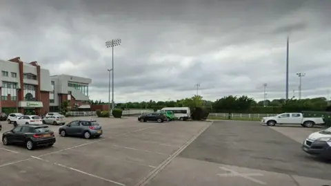 A slight view of Wolverhampton Racecourse as well as the Holiday Inn operated by ARC