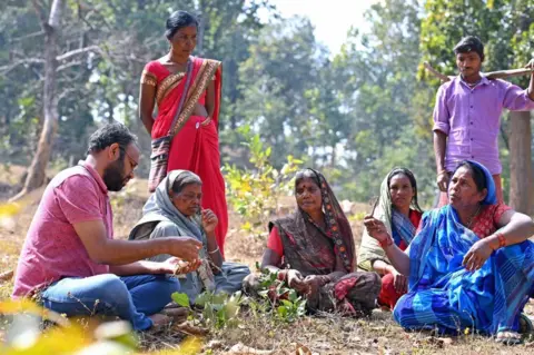 Goldman Environmental Prize Alok and tribespeople