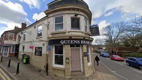 An image of the closed down pub in Main Street, Kimberley