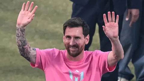 messi in Delhi