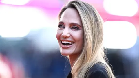 Getty Images Angelina Jolie attends the "Maria" Headline Gala during the 68th BFI London Film Festival at The Royal Festival Hall on October 18, 2024 in London, England