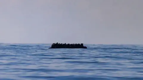 Getty images People on a boat out at sea