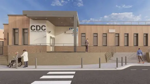 ULHT Artist impression of Skegness CDC