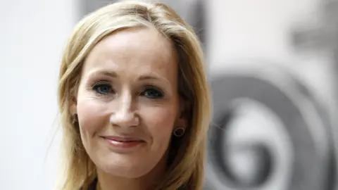 Reuters JK Rowling smiling into the camera