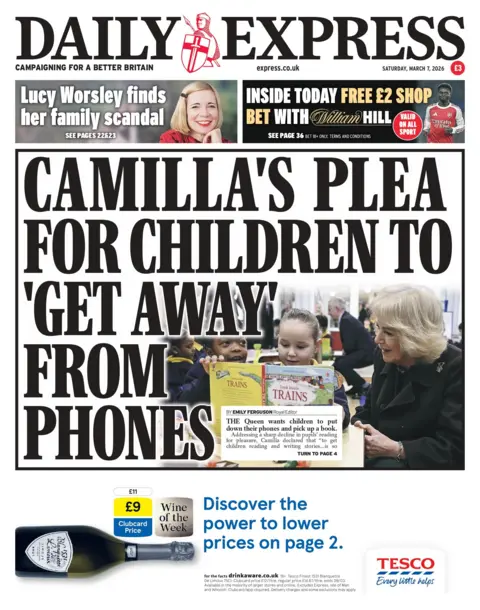 "Camilla's Plea For Children To 'Get Away' From Phones."