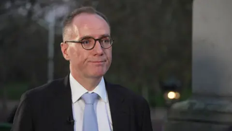 BBC OBR Chairman Richard Hughes gives an interview to BBC News