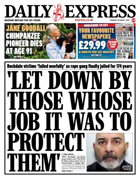  Rochdale victims 'failed woefully' as rape gang finally jailed for 174 years". 