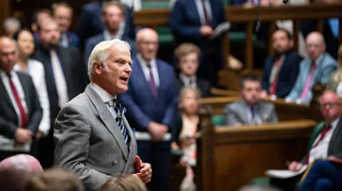 Sir Desmond Swayne MP (New Forest West, Conservative) speaking in House of Commons
