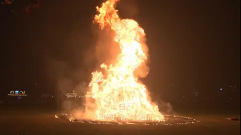 BBC The Forest Recreation Ground bonfire