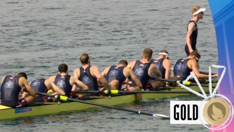 men's eight rowing team