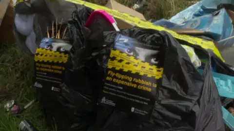 BBC fly tipping in Cheshire West and Chester