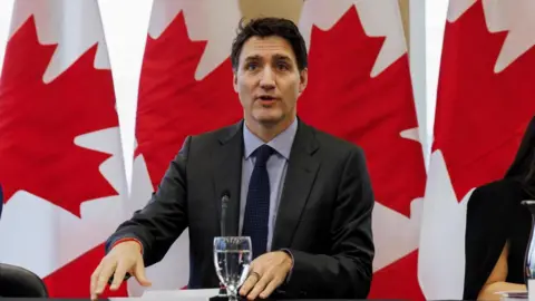 Canada's Prime Minister Justin Trudeau addresses the threat of tariffs from Donald Trump