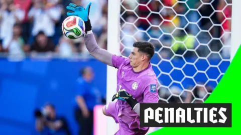 Orlando Gill saving a penalty