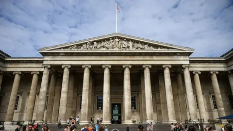 Getty Images Portico of the British Museum, London