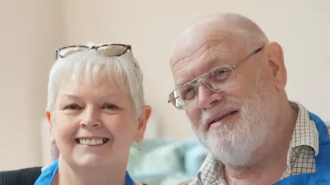 Jamie Niblock/BBC Christine and Graham Howlett