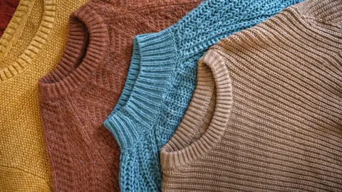 Getty Images Different coloured woolly jumpers