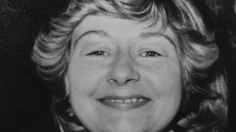Bedfordshire Police Black and white image of Carol Morgan.