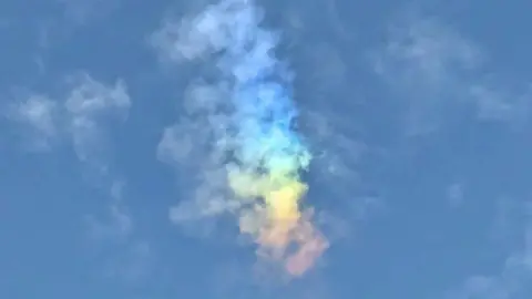 Shereen Elizabeth Meanwell Rainbow cloud