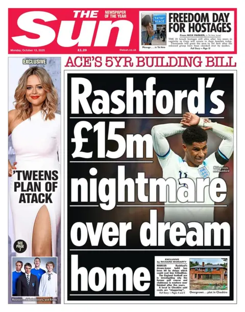  "Rashford's £15m nightmare over dream home".