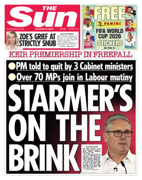 495dfb30-4d7e-11f1-bd52-e755d604ece4.jpg The Papers: 'Cabinet turns on Starmer' and 'You have been murdered'