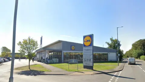 Google We can see the Fakenham branch of Lidl.