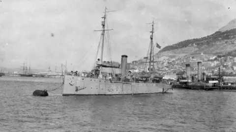Naval History and Heritage Command US warship Tampa before it was sunk