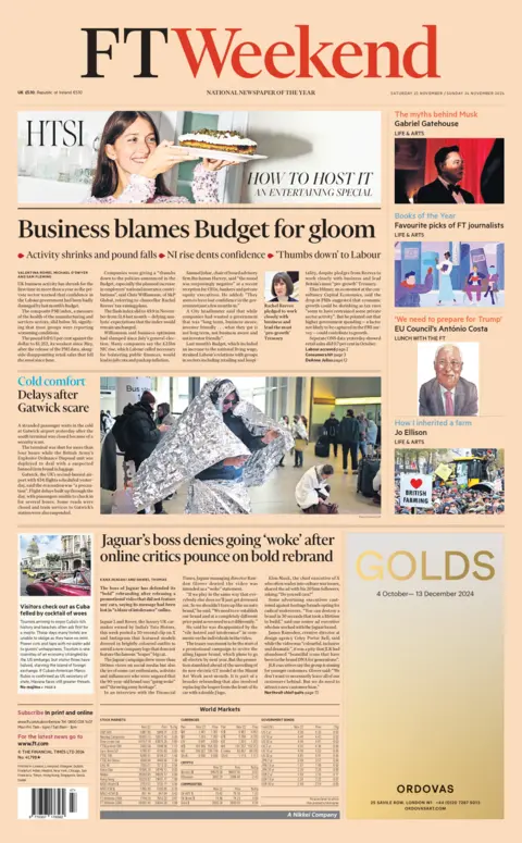  "Business blames budget for gloom"