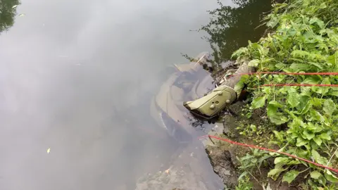 Peterborough and District Angling Association Bike being taken out 
