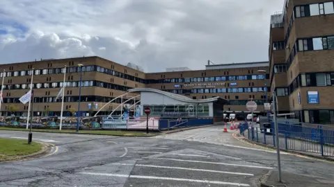 PA Media A general view of the Queen's Medical Centre in Nottingham