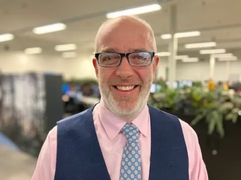 Andrew Sinclair/BBC Phil Courtier from Broadland and South Norfolk councilsk 