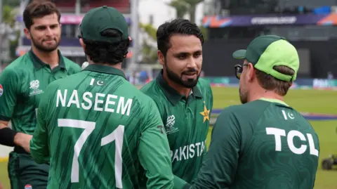 Pakistan's players after their game against the Netherlands