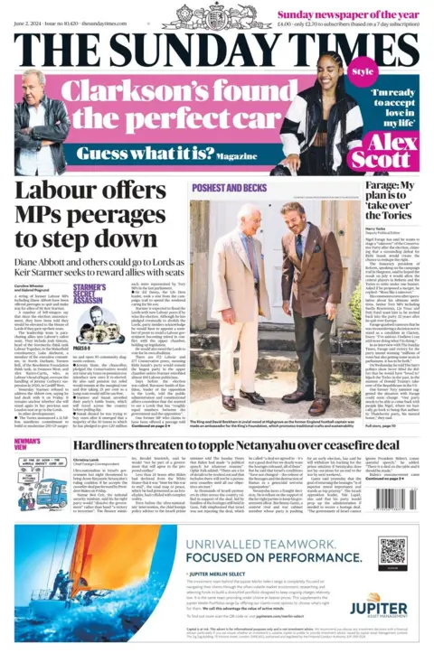  Labour offers MPs peerages to step down