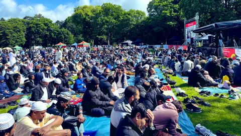 Eid-al-Adha in West park, Wolverhampton