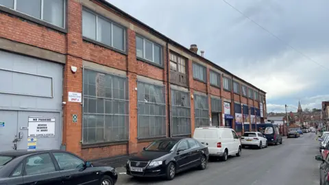 Saeed's factory, which is now derelict following the coronavirus pandemic