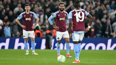 Getty Images Aston Villa had been in Europa Conference League action against Greek side Olympiakos