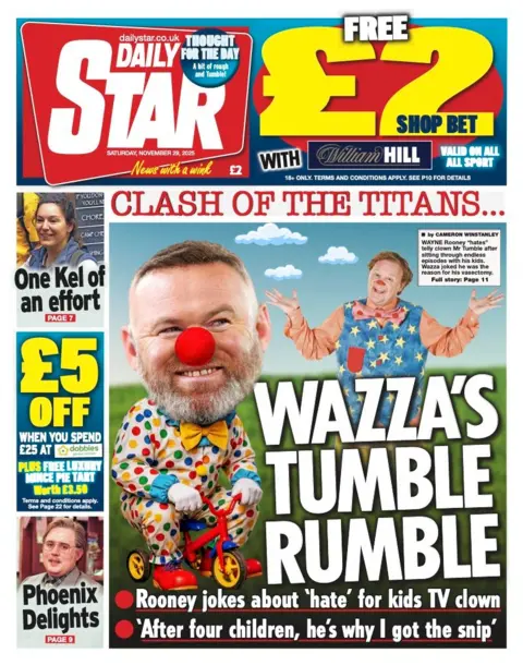  "Wazza's tumble rumble".