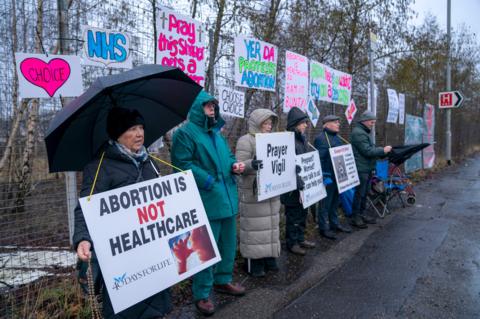 Anti-abortion campaigners