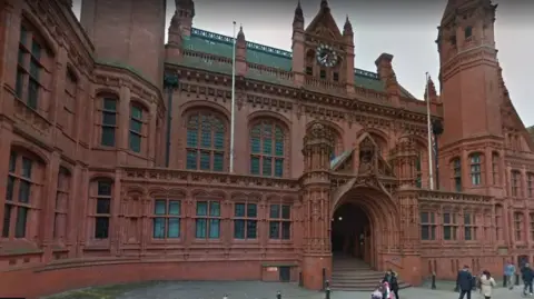 Red building known as Birmingham Magistrates’ Court