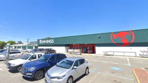 Google Google street view of Bunnings Store where a teenager was shot by police in Perth, Australia