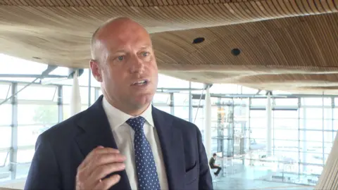 Dan Thomas in the Senedd