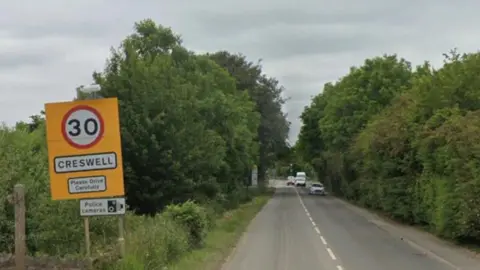 Sign which reads Creswell