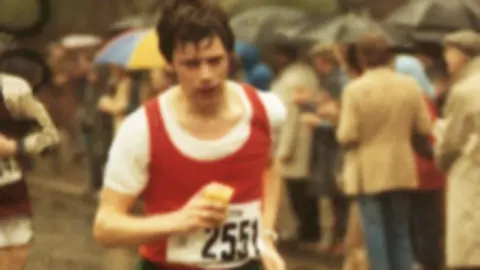 Jeff Aston Jeff Aston during the London Marathon in 1981 