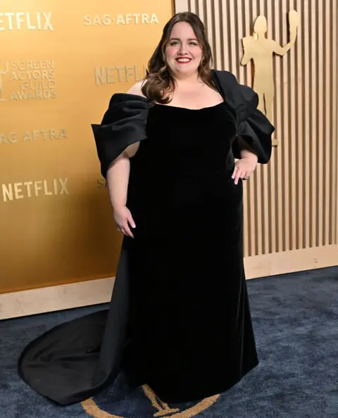 Getty Images Jessica Gunning attends the 31st Annual Screen Actors Guild Awards at Shrine Auditorium and Expo Hall on February 23, 2025 in Los Angeles, California. 