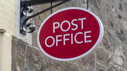 A Post Office sign