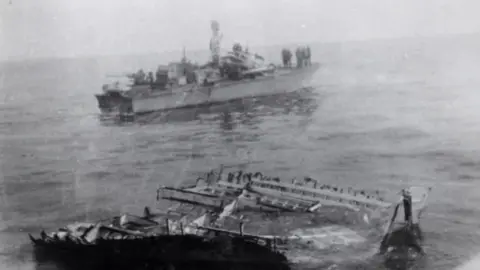 Channel Island Occupation Society Old image of the naval ships in Jersey