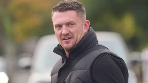 PA Tommy Robinson, pictured on October 25th 