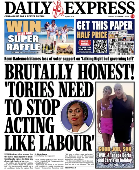  "Brutally honest! 'Tories request   to halt  acting similar  Labour'".