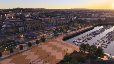 Bangor Marine CGI image of plans for Queen's Parade project