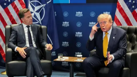 Reuters Description
U.S. President Donald Trump and NATO Secretary General Mark Rutte
